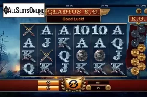 Reel Screen. Gladius KO from Green Jade Games