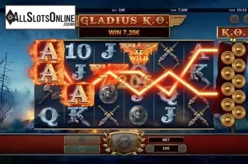 Win Screen 3. Gladius KO from Green Jade Games