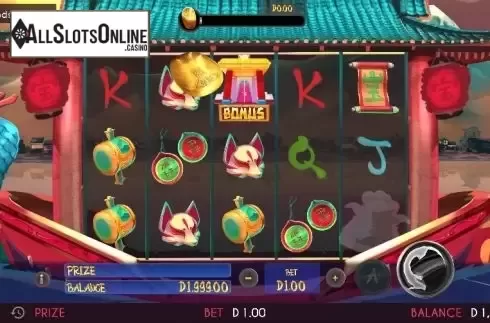 Win screen 1. Gods Odyssey from Triple Cherry