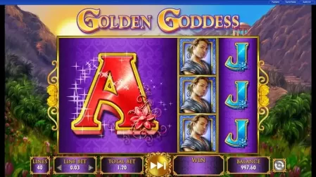 Golden Goddess slot screenshot 2
