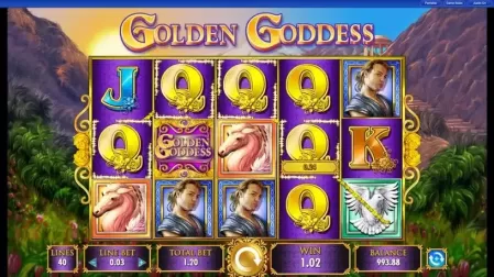 Golden Goddess slot screenshot 3