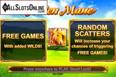 Screen 1. Golden Mane from NextGen