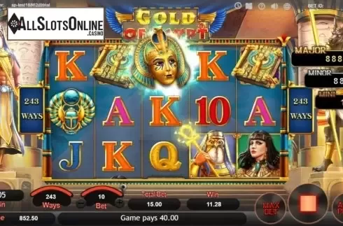 Win Screen 4. Gold of Egypt (SimplePlay) from SimplePlay