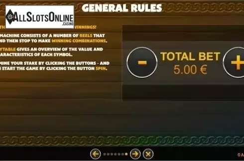 General Rules. Goldwins Golden Pot of Gold from GAMING1