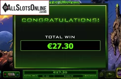 Win presentation. Green Lantern (NextGen) from NextGen