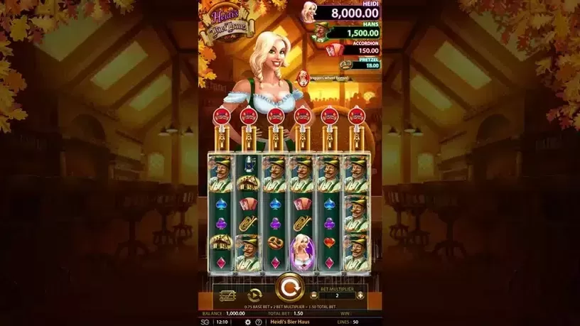 Heidi's Bier Haus slot screenshot 1