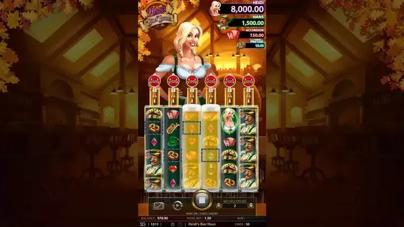Heidi's Bier Haus slot screenshot 4