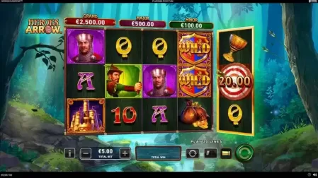 Heroes Arrow slot screenshot 2