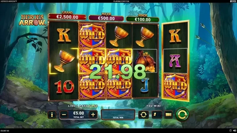 Heroes Arrow slot screenshot 3