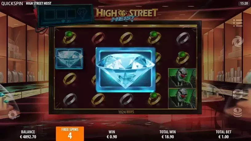 High Street Heist slot screenshot 6