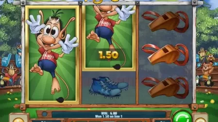 Hugo Goal slot screenshot 1