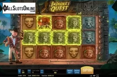 Wild Win screen. Indiana's Quest from Evoplay Entertainment