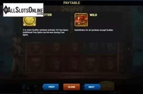 Paytable 2. Indiana's Quest from Evoplay Entertainment