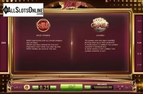 Screen4. Jazz Spin from BF games