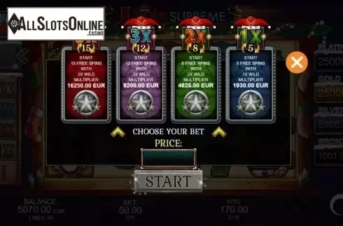 Free Spins 1. Joker Supreme X-Mas Edition from Kalamba Games