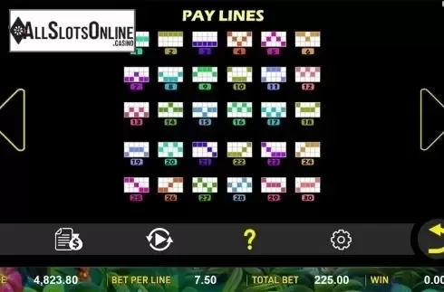 Paytable 4. Jungle Treasure (Aspect Gaming) from Aspect Gaming
