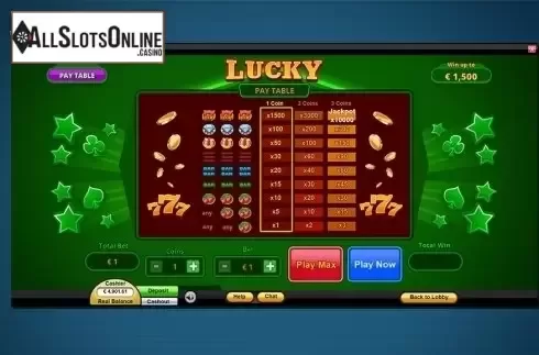 Paytable. Lucky 7 (NetoPlay) from NetoPlay