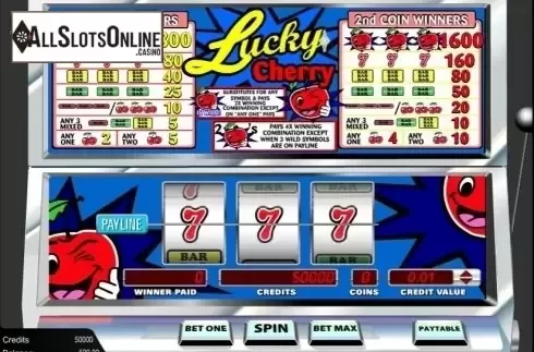 Game Screen 1. Lucky Cherry from Amaya