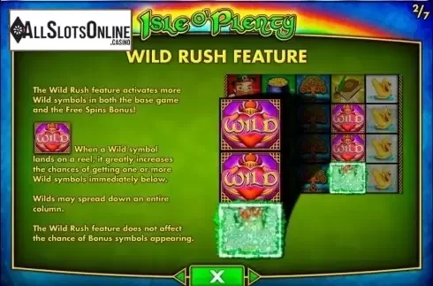 Screen3. MegaJackpots Isle O'Plenty from IGT