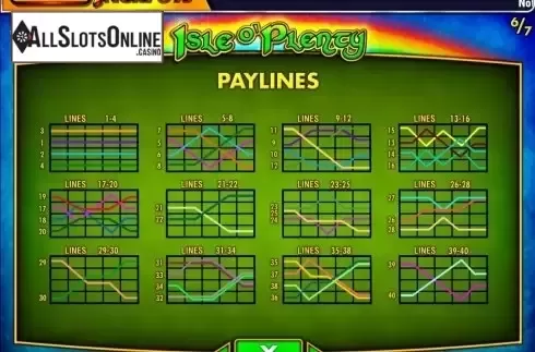 Screen7. MegaJackpots Isle O'Plenty from IGT