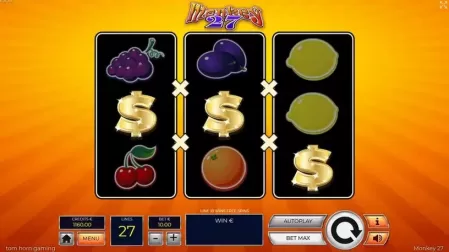 Monkey 27 slot screenshot 2