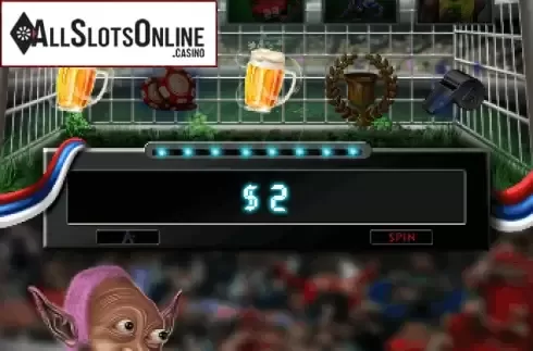 Win Screen. Monster Football from AllWaySpin