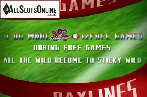 Features. Monster Football from AllWaySpin