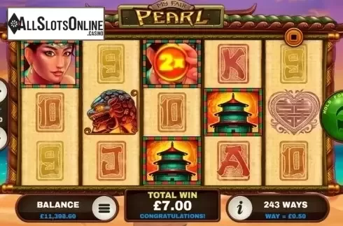 Scatter screen. My Fair Pearl from GECO Gaming