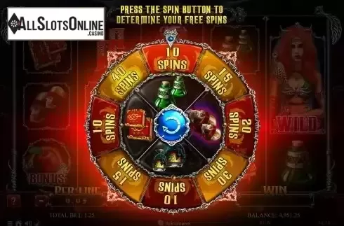 Bonus Wheel Screen
