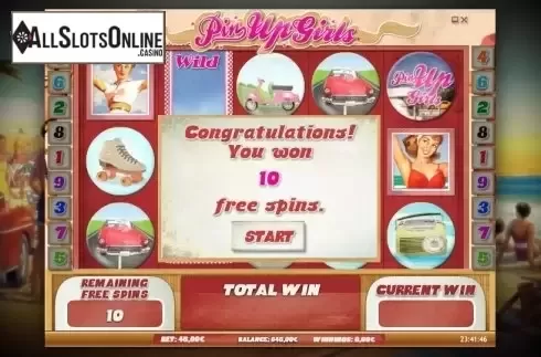Free spins. Pin Up Girls (iSoftBet) from iSoftBet