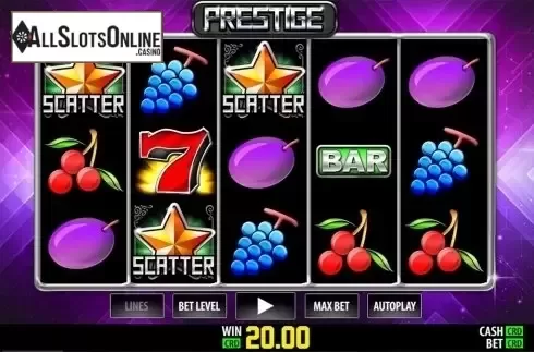 Game workflow 3. Prestige from Nazionale Elettronica