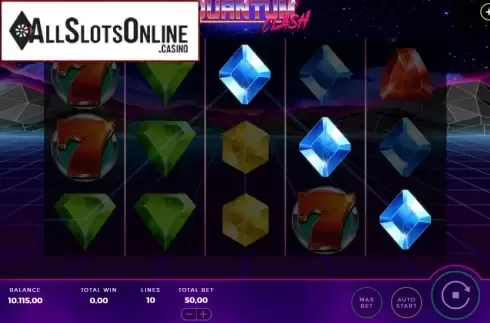 Win Screen. Quantum Clash from Bally Wulff