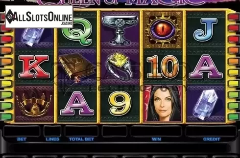 Screen2. Queen Of Magic from Casino Technology