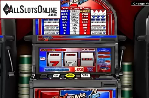 Reels. Red White Blue 7s from Betsoft