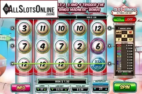 Win Screen2. Reely Bingo from Leander Games