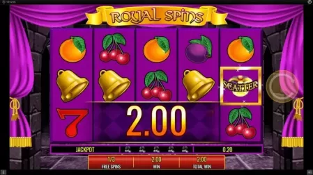 Royal Spins slot screenshot 5