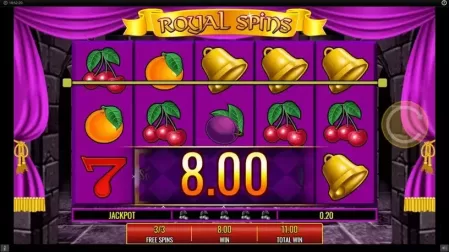 Royal Spins slot screenshot 6