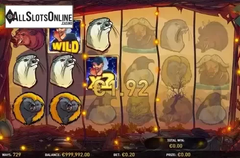 Free Spins GamePlay Screen