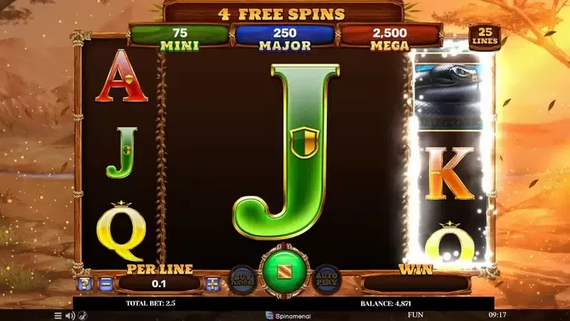 Savannah's Queen slot screenshot 4