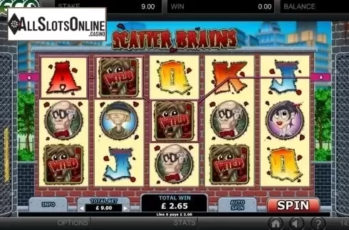 Wild Win screen. Scatter Brains from GECO Gaming