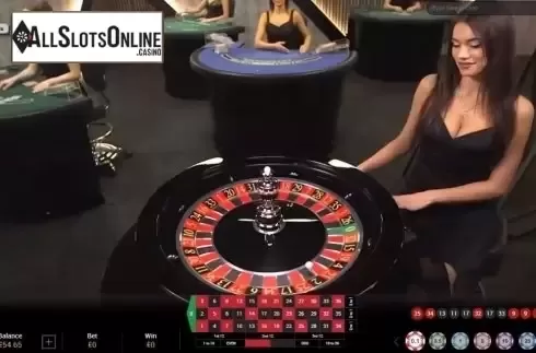 Game Screen. Speed Roulette Live (Playtech) from Playtech