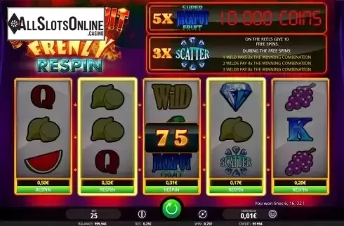 Win screen