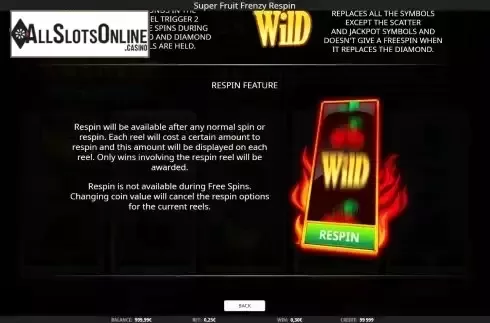 Respin screen