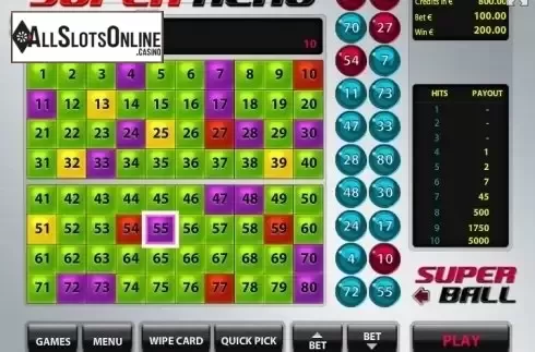 Win Screen. Super Keno (Tom Horn Gaming) from Tom Horn Gaming