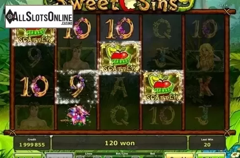 Screen2. Sweet Sins from Greentube