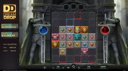 Templar Tumble 2 Dream Drop slot screenshot 1