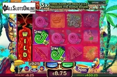 Screen 3. Tiki Land from MultiSlot