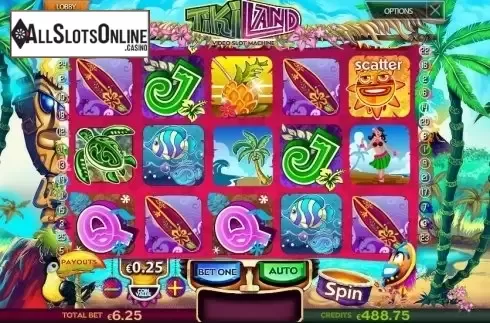Screen 1. Tiki Land from MultiSlot