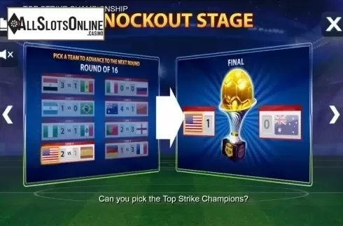 Paytable 3. Top Strike Championship from NextGen