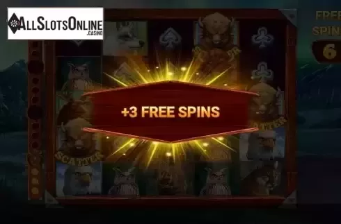 Additional Free Spins Screen